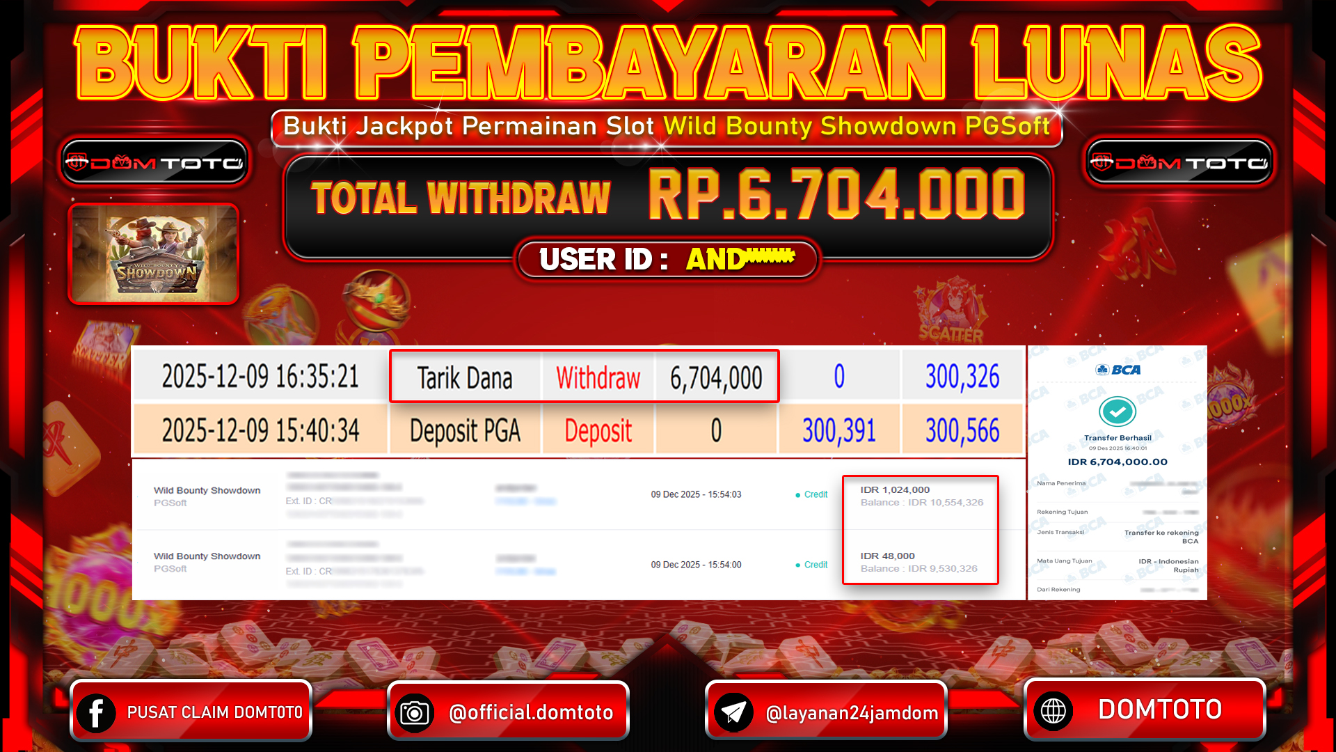 JACKPOT Slot Wild Bounty Showdown PGSoft 09 DECEMBER 2025